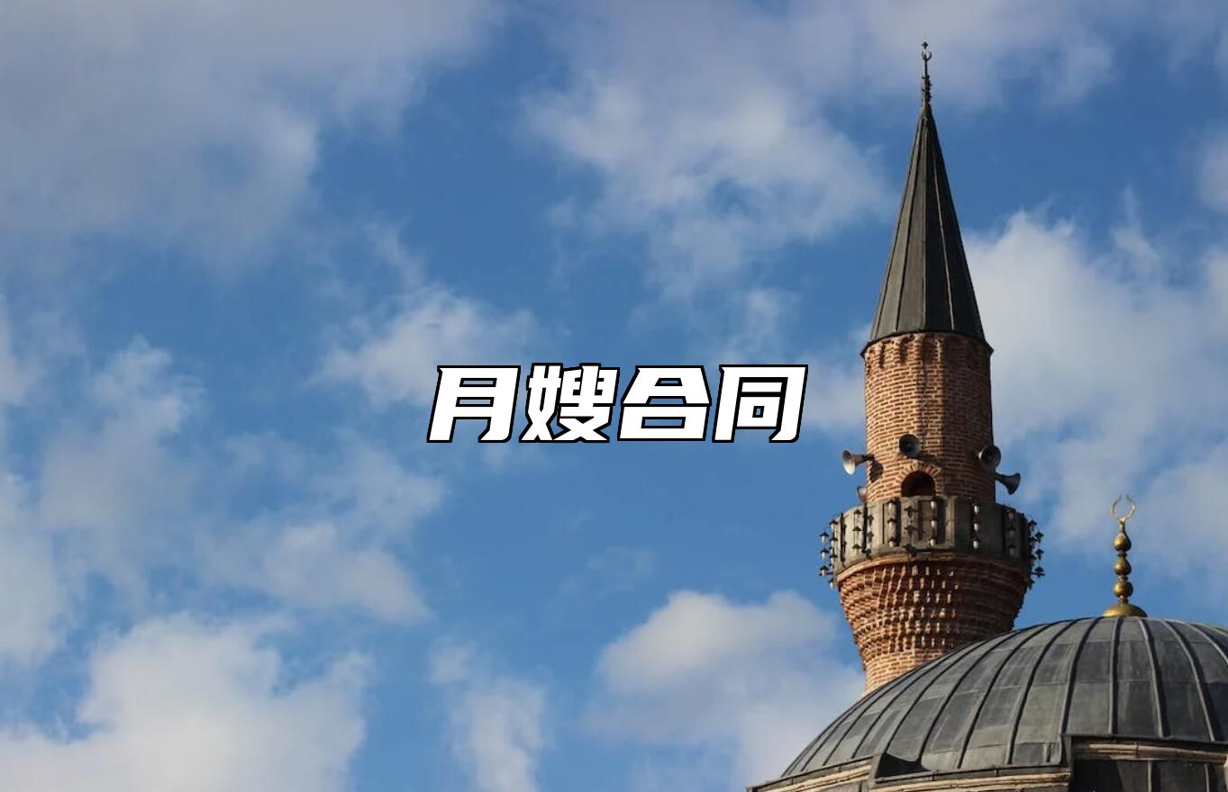 月嫂合同 