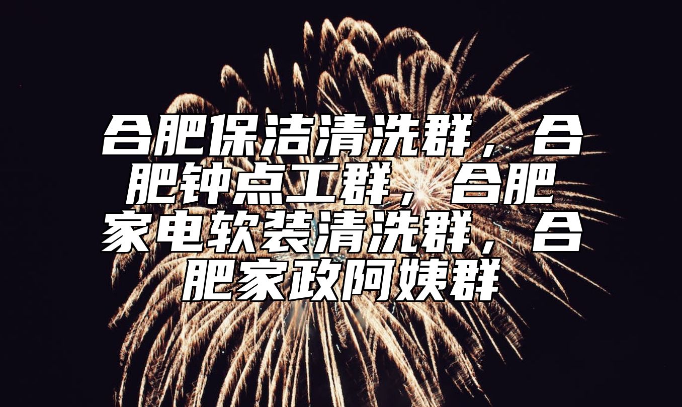 合肥保洁清洗群，合肥钟点工群，合肥家电软装清洗群，合肥家政阿姨群 