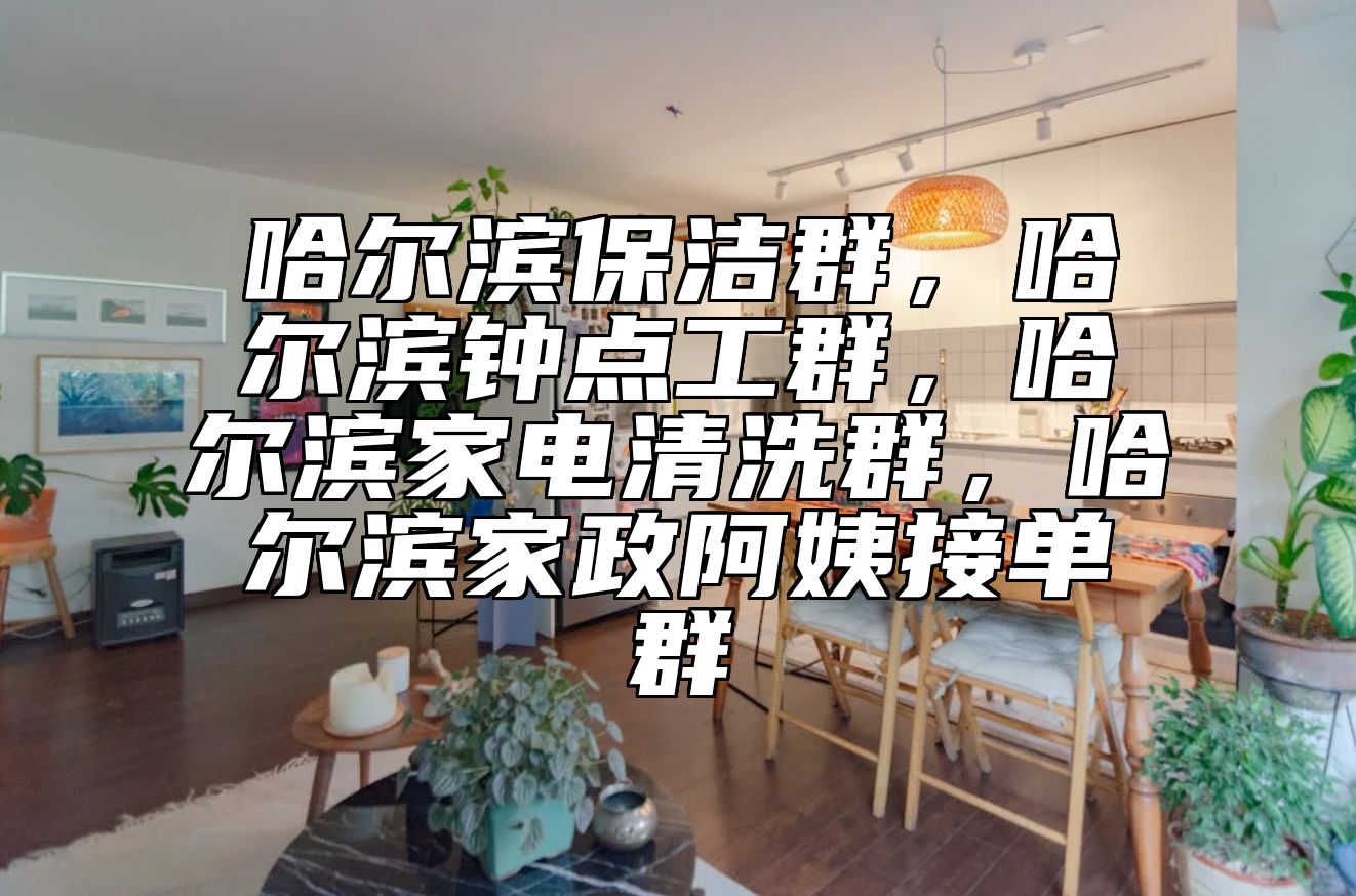 哈尔滨保洁群，哈尔滨钟点工群，哈尔滨家电清洗群，哈尔滨家政阿姨接单群 
